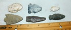 Lot of 5 Arrowheads Spear Points Native American Butler County Ohio A-54 — photo 3