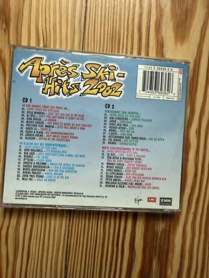 Doppel CD Après Ski Hits 2002 Apres Ski 2 CDs - Bild 2 von 2