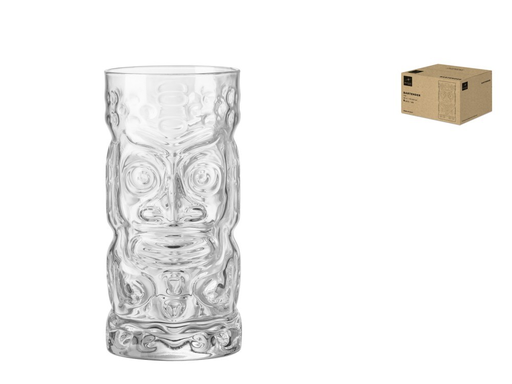 Bormioli Rocco 6 Glasses Bartender Tiki Cl. 58