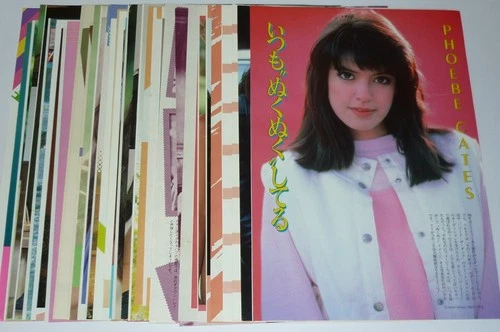 Lot of 43 PHOEBE CATES 1980s JPN Picture Clippings
