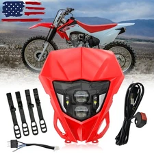 For Honda CRF230F CRF250F CRF300L CRF450L LED Headlight Wiring Harness Switch