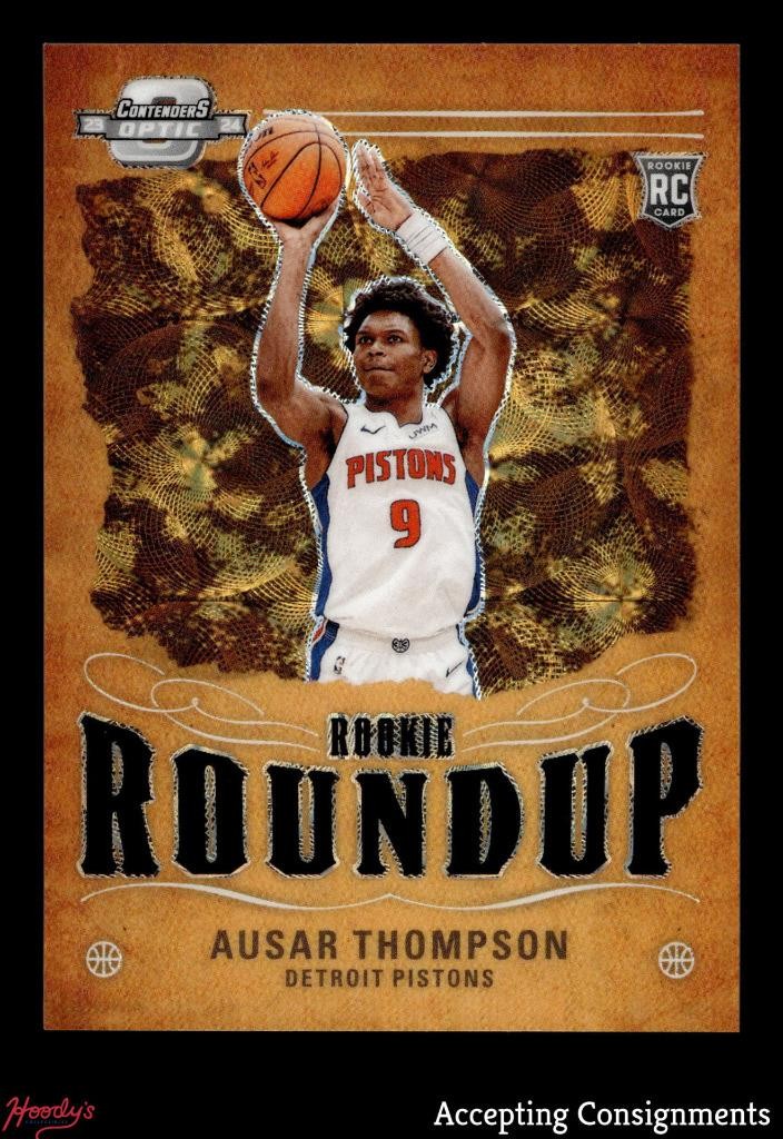 2023-24 Contenders Optic Rookie Roundup Scope #1 Ausar Thompson RC 16/25 PISTONS