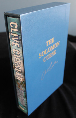 Clive CUSSLER - THE SOLOMON CURSE - Signed x2 1st/1st Hardcover with Slipcase