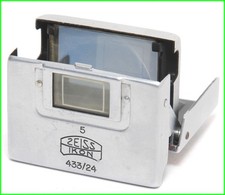 Vintage Zeiss Ikon Finder 50mm chrome 433/24 Albada foldable for Contax
