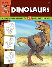 Draw and Color - Dinosaurs : Step-by-Step Instructions for 27 Pre