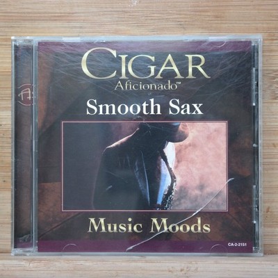 Cigar Aficionado Smooth Sax Music Moods CD CA-2-2151 Jazz Smooth Saxophone