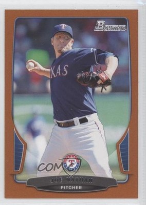 2013 Bowman Orange 77/250 Joe Nathan #89 0b0