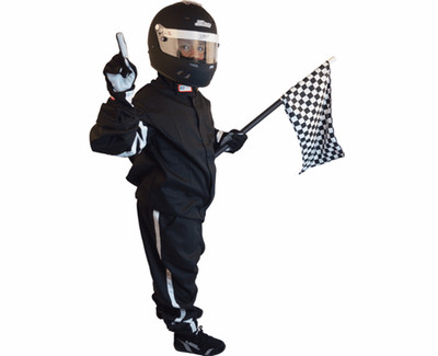 RJS Youth Racer ''5 Classic'' 1 Layer 1 Piece Suit Black size 6