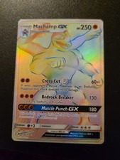 Pokemon Machamp GX (Secret) Rainbow Rare Holo SM Burning Shadows 2017 154/147 NM on eBay