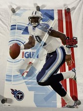 "Póster original de fútbol americano Vince Young Tennessee Titans 2006 22x34"" nuevo NFL"