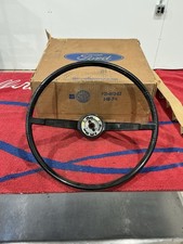 Nos 1965 Ford Fairlane 500 Black Steering Wheel C5oz-3600-a
