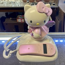 Hello Kitty Phone Fairy Corded Telephone Landline Pink Sanrio Caller ID