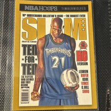 Panini 2020-21 NBA Hoops Kevin Garnett Timberwolves SLAM Ten for Ten #11 Insert