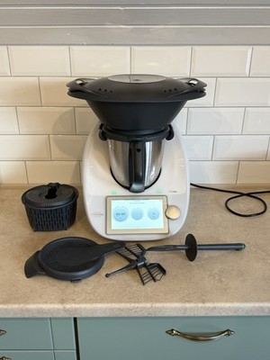 Thermomix TM6 VORWERK mit Zubehör Weiß TOP