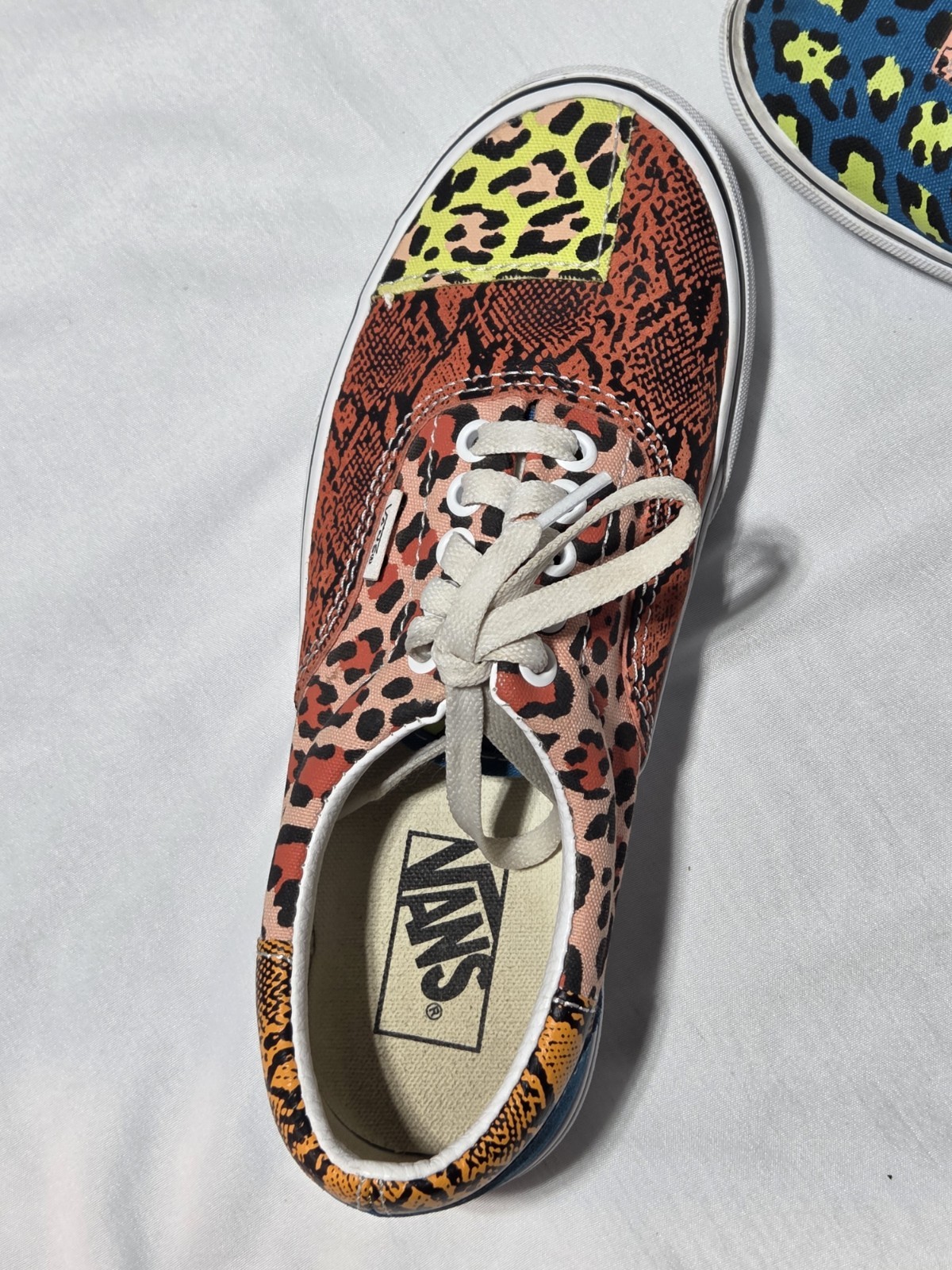 Vans Era Patchwork Leopard Snake Print Shoes Mens… - image 5