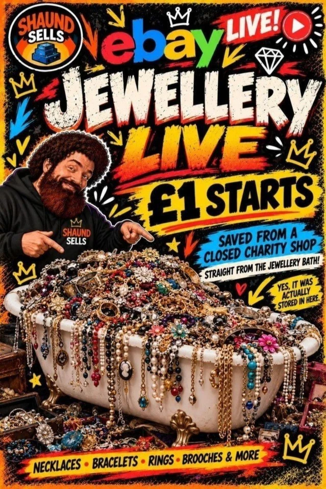 THE JEWELLERY BATH 💎 £1 Starts | Vintage, Costume & Pre-Loved Finds