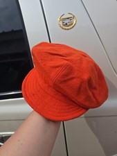 vintage 1990s liz claiborne Orange Hat Fully Lined.