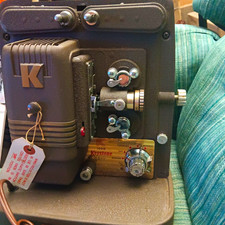 Keystone 8mm Desktop Projector Gray 150W Max w/ Case Power Cord Tested