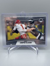 2025 Panini Mosaic Cooper DeJean Bang! #9 Xavier Worthy Eagles Chiefs