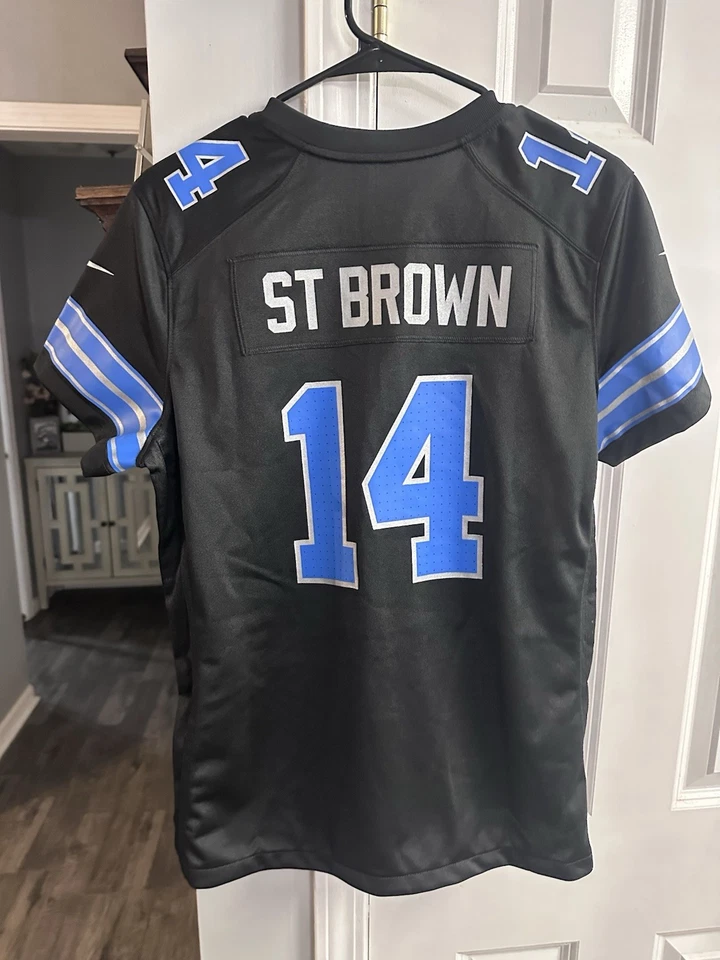 Detroit Lions Amon-Ra St. Brown Nike Jersey NWT Size Women’s Large - Image 4 of 4
