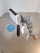 Nintendo Wii Console Bundle Set System - W/Wii Sports