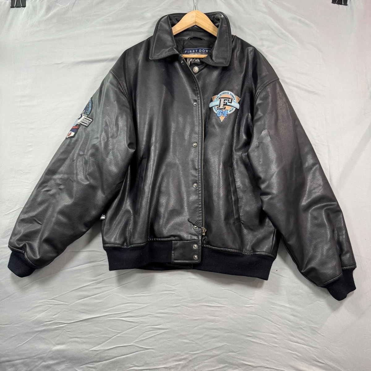 First Down Coats, Jackets & Vests Leather Outer Shell for Men for