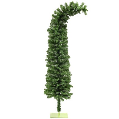 6ft Artificial Pencil Christmas Tree, Bendable Whimsical Style, 400 Branch Tips
