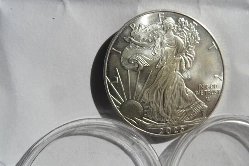 (1) 2025 W Silver American Eagle in Uncirculated condition