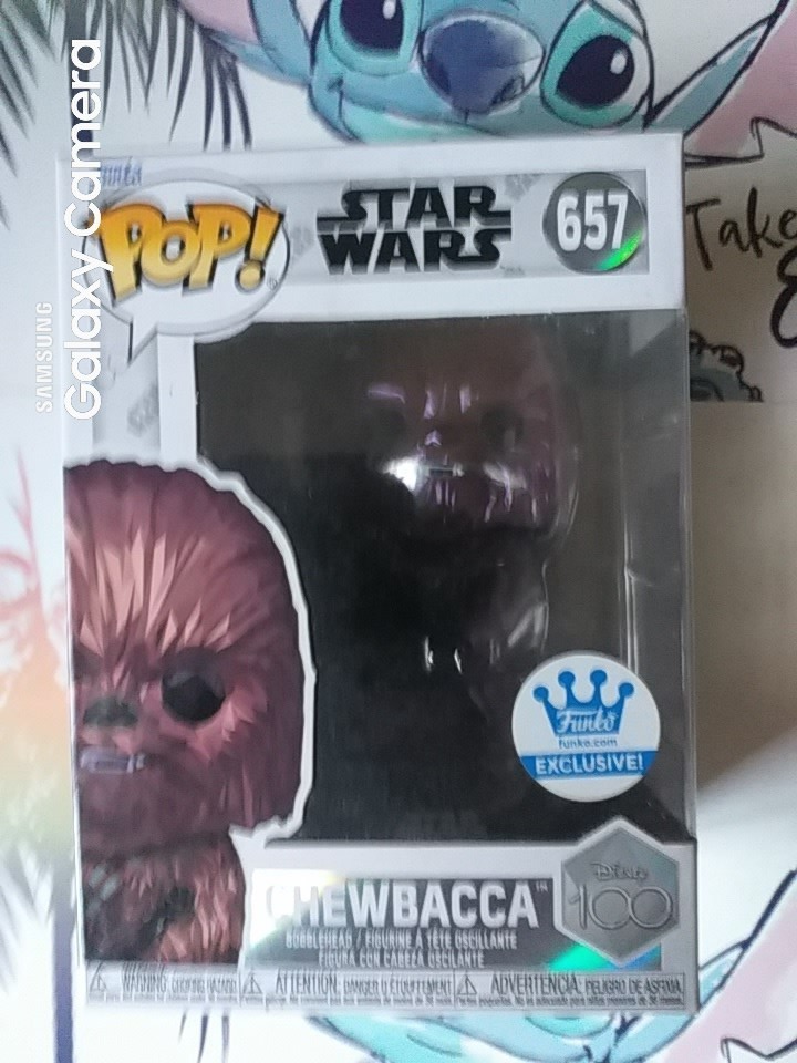 Funko Pop! Star Wars: - CHEWBACCA No657 EXCLUSIVE - DISNEY 100