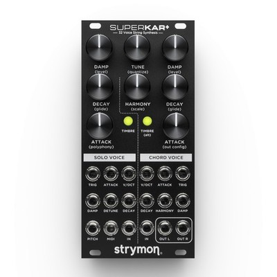 Strymon SuperKar+ 32-Voice Karplus-Strong Synth Module for Eurorack