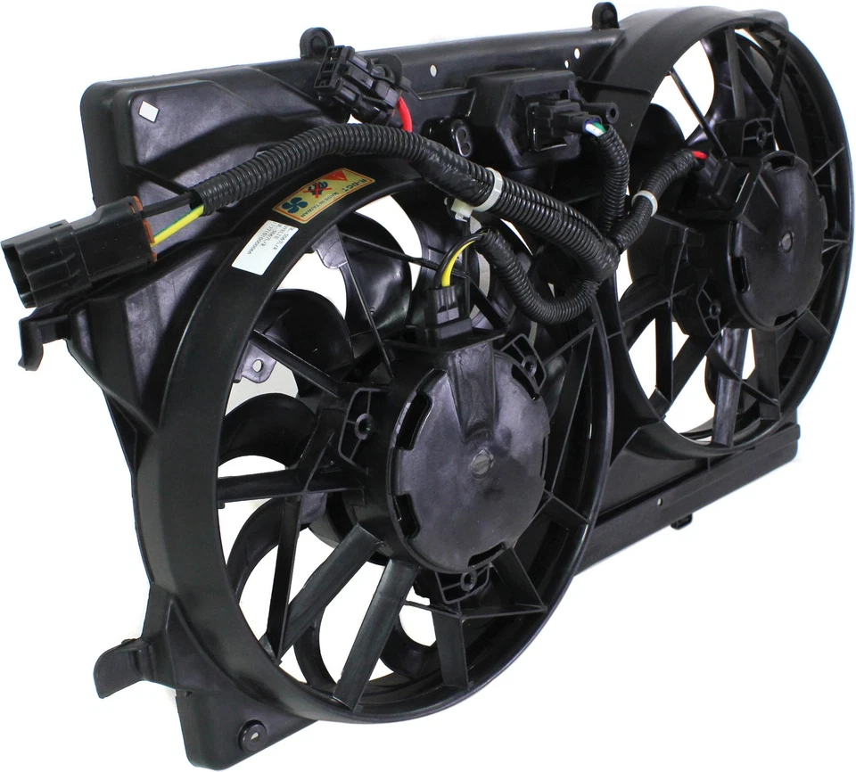 Radiator Cooling Fan Assembly For 2000-2002 Ford Focus - Image 3 of 4