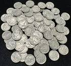 U.S. Buffalo Nickels 1935-1937 Full Dates - Group of 83, Circulated