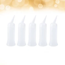 5 Pcs Hairdressing Scale Applicator Bottles 150 ml Measuring Perm Tinting Tools
