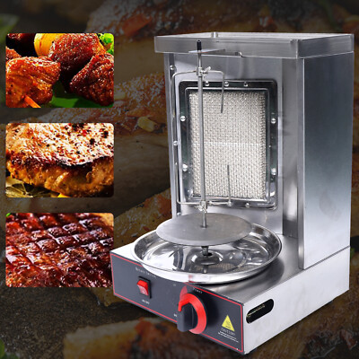 LPG Gas Shawarma Grillmaschine D?nermaschine D?nergrill Gyrosgrill Edelstahl DHL