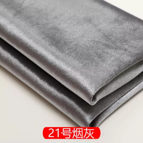 Sofa Upholstery Velour Fabric Thick European Soft Roll Cushion Velvet DIY Cloth - Picture 41 of 49