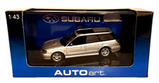 Autoart Subaru Legacy GTB Estate 1999 Silver 1/43 Scale Diecast Model Car MIB
