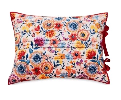 The Pioneer Woman 2pc Soft Velvet Quilt Sham Set King Fluttering Fancies Floral - Picture 4 of 4