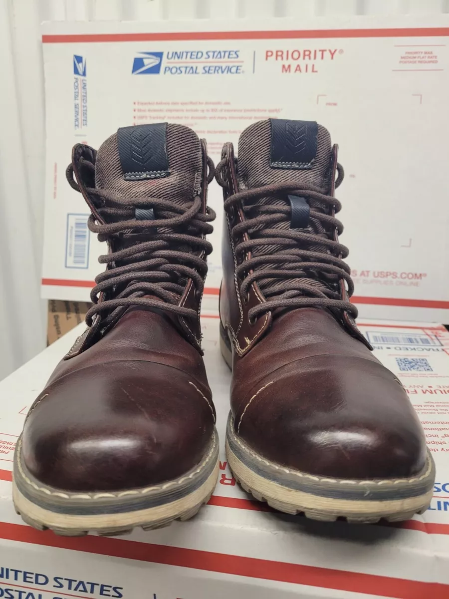 Call it Spring Men winter faux fur lining boots brown size 7 Used