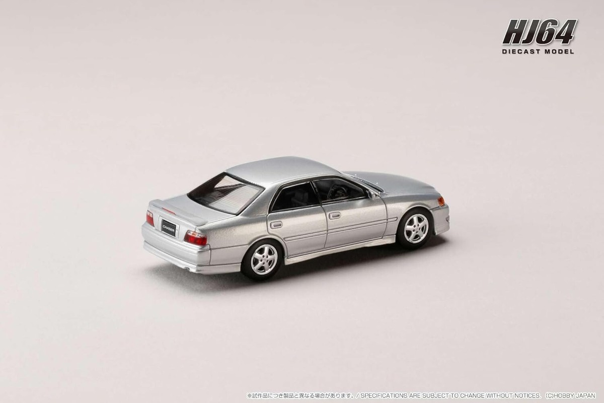 jzx100 ヘイメン　1500 HJ64 1/64 TOYOTA CHASER TOURER V (JZX100) 1998 Silver