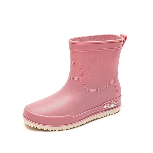 Damen Chelsea Regenstiefel Wasserdicht Stiefeletten Arbeit Antirutsch Gartenschuhe - Bild 2 von 20