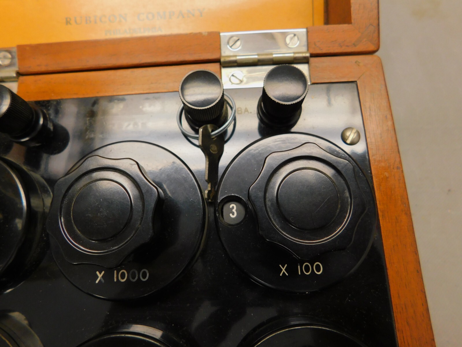 Rubicon Co. 1052 Wheatstone Bridge Vintage Electrical Test Equipment