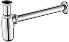 Chrome Round Exposed Bottle Trap / P Trap - Bathroom Sink