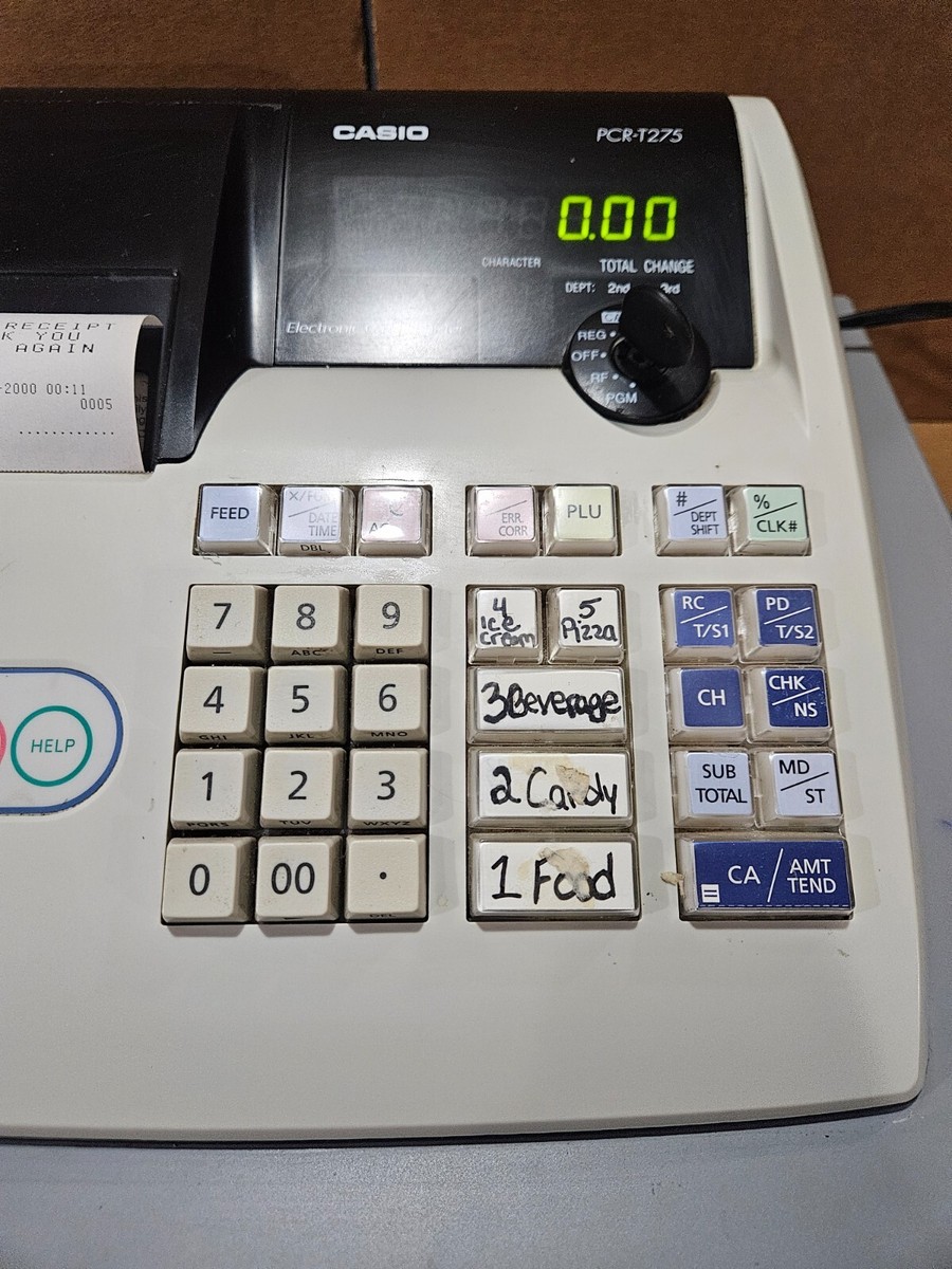 CASIO TE-900 キャッシュレジスター Casio TE-900 Cash Register