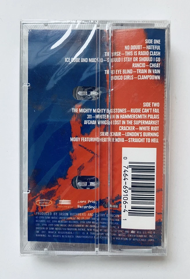 The Clash Tribute Burning London Cassette Tape 311 Rancid No Doubt Third Eye NOS - Image 2 of 3