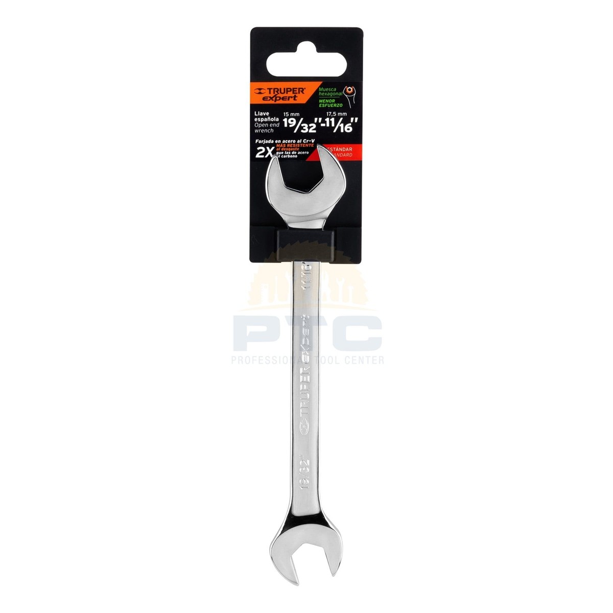 Expert LL-3033 Spanish wrench, 19/32 x 11/16