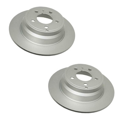 SET-AEC31262099-2 ATE Coated Brake Discs 2-Wheel Set Rear Driver & Passenger