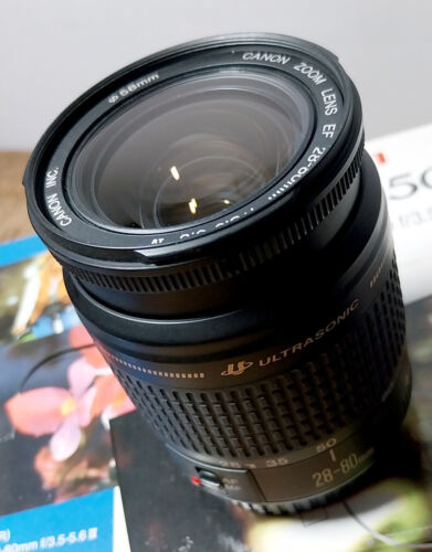 Canon EF 28-80 mm f3.5-5.6 IV obiettivo ad ultrasuoni (+ fotocamera Canon EOS 500 N argento) - Foto 2 di 24