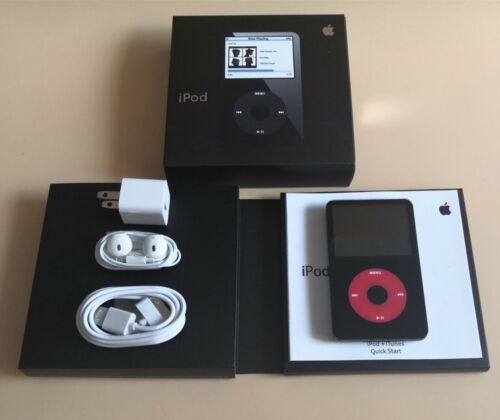 New-Apple iPod Classic Vdieo 5th Generation U2 Special Edition Black/Red (30 GB) - Picture 1 of 6