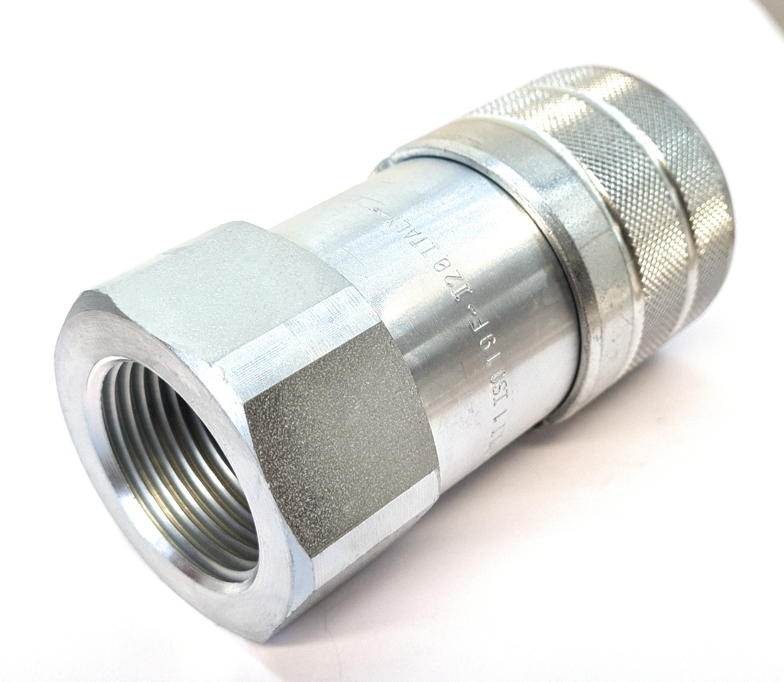 Hydraulic Flat Face Quick Release Female Coupling 1"" BSP Thread - DNP Italy