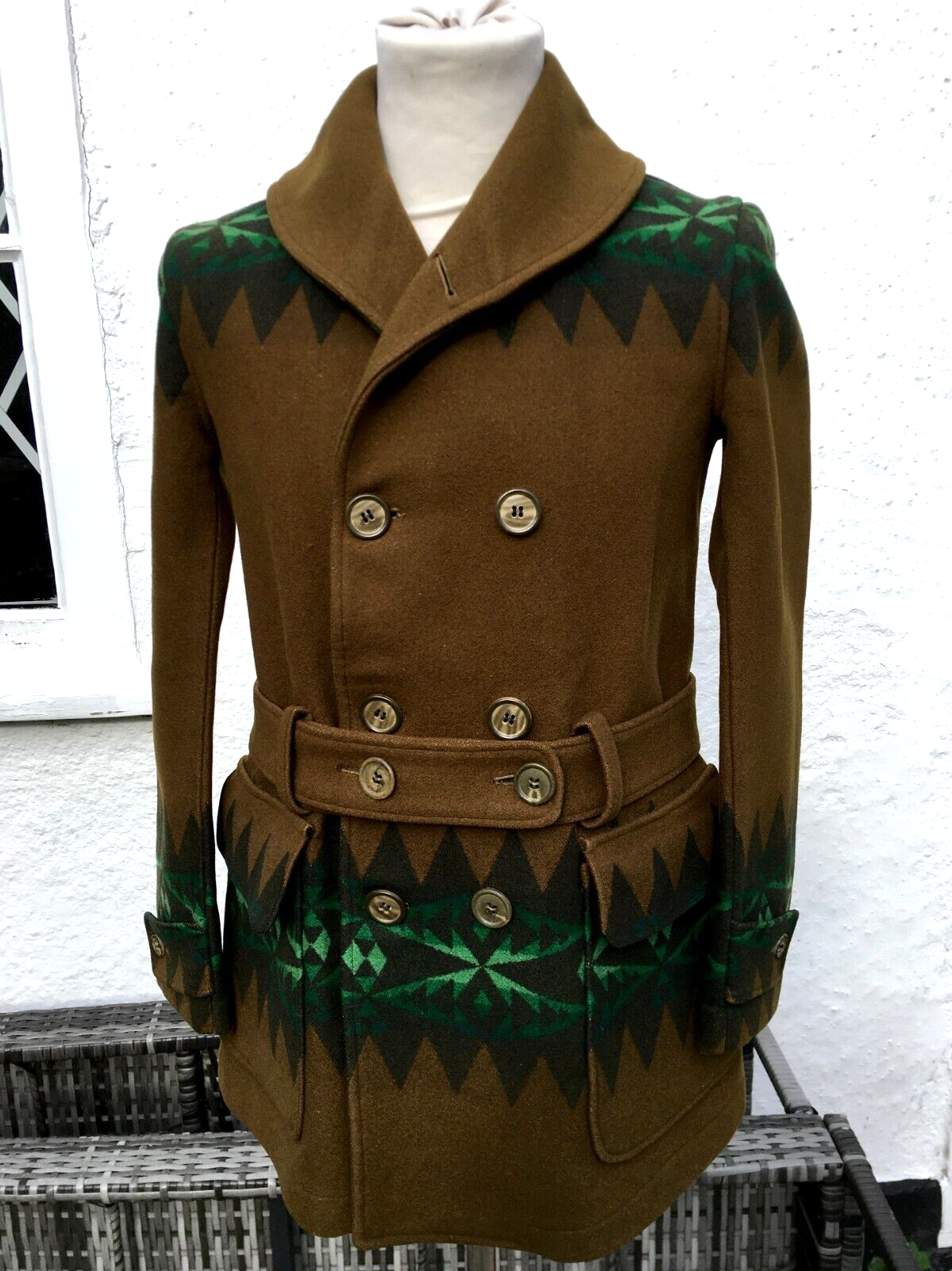 1920s Oregon Stlye Native Pattern Jaket-